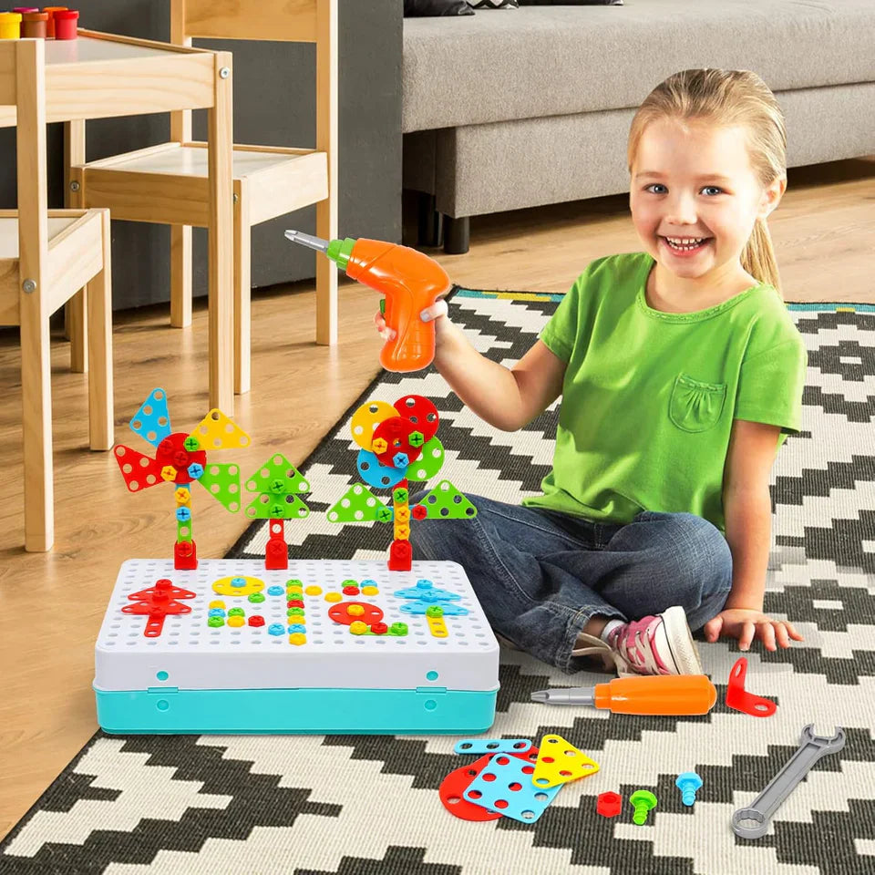 Kids Power Tools With Screwdriver Toy  Set