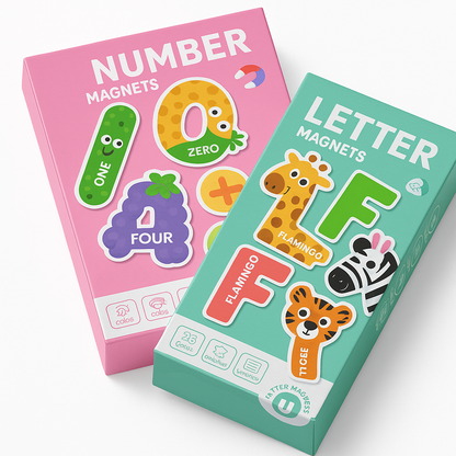 Magnetic (Letters + Numbers) Set For Kidz