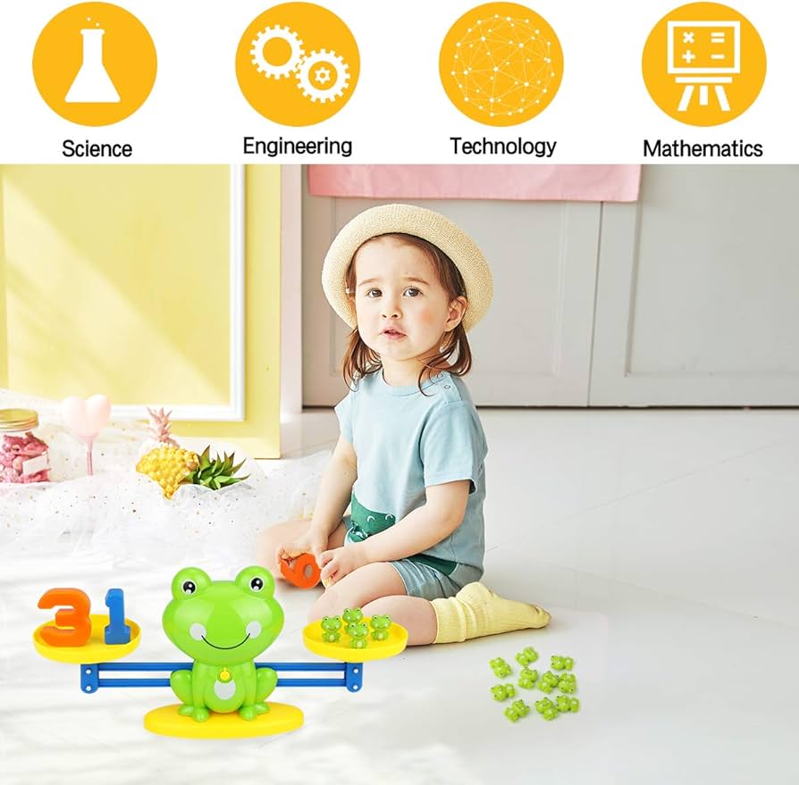 Frog Balance Math Game Educational  Toys