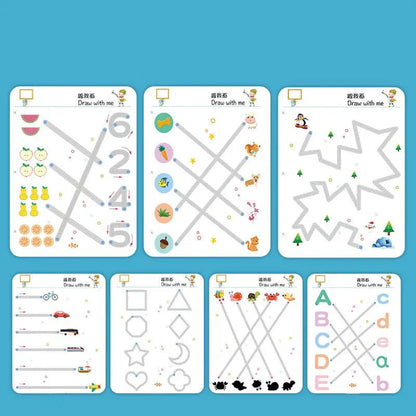 Dot-to-Dot Tracing Wipe and Clean Set