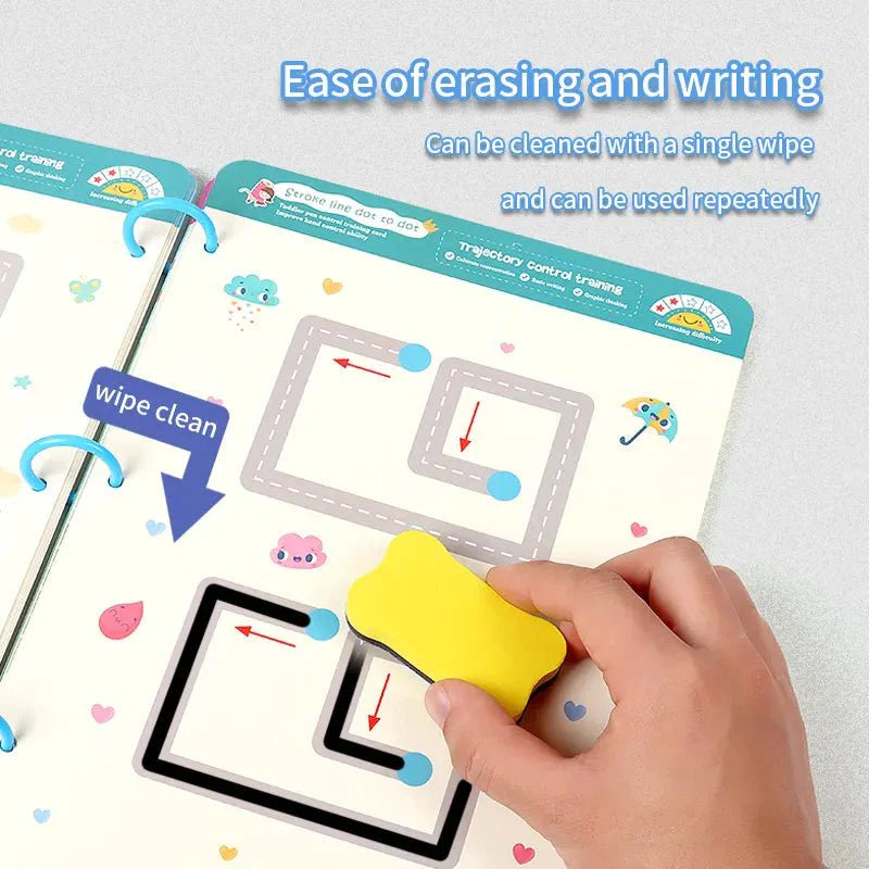 Dot-to-Dot Tracing Wipe and Clean Set