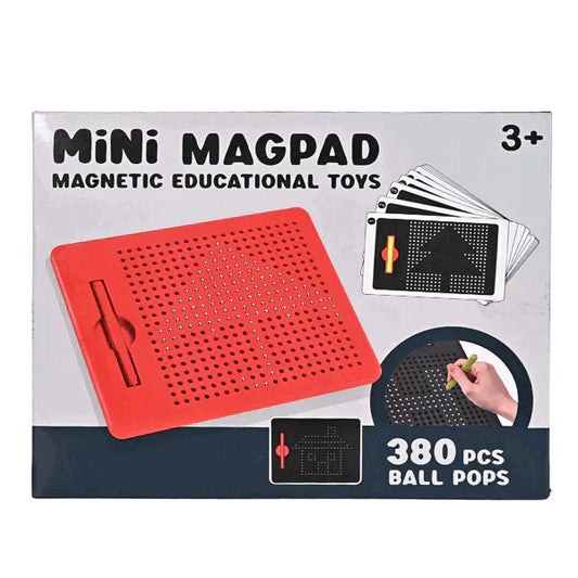 Mini Magpad Magnetic Drawing Board –  Small (Red/ Black Color)